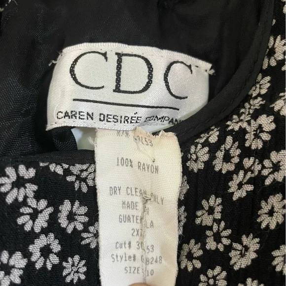 Vintage Floral Skater Dress - Picture 6 of 6